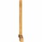 Ekena Millwork Bellingham Rough Sawn Timber Gable Bracket, Western Red Cedar, 108"W x 58"H x 4"D x 4"F, 13/12 Pitch GBW108X58X0404BEL00RWR - alternate 5